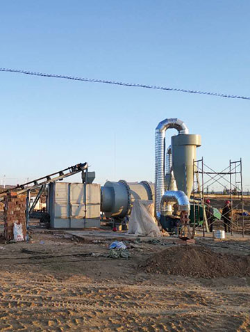 Tongding 80TPH Sand dryer Delivery