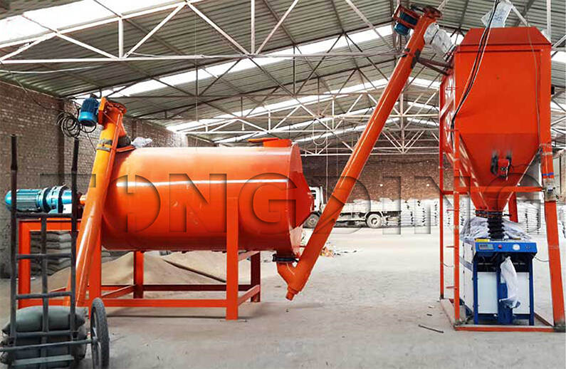 Mini-type Dry Mortar Mixing Production Line