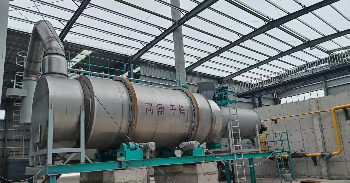 Sand drying machine production line