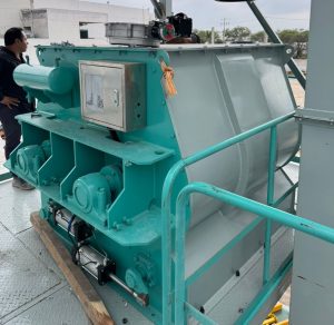 Mixer running at customer site