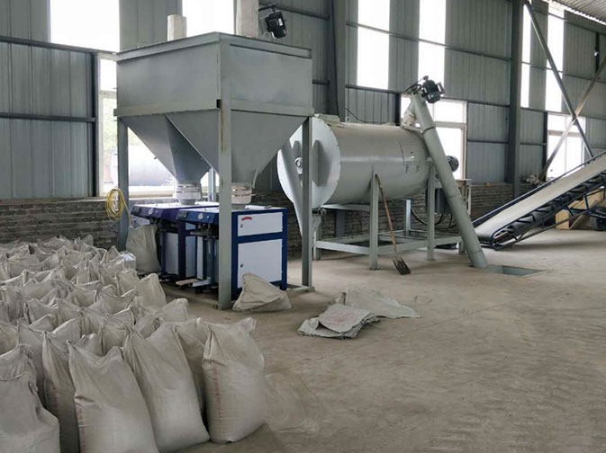 Mini dry mortar machine