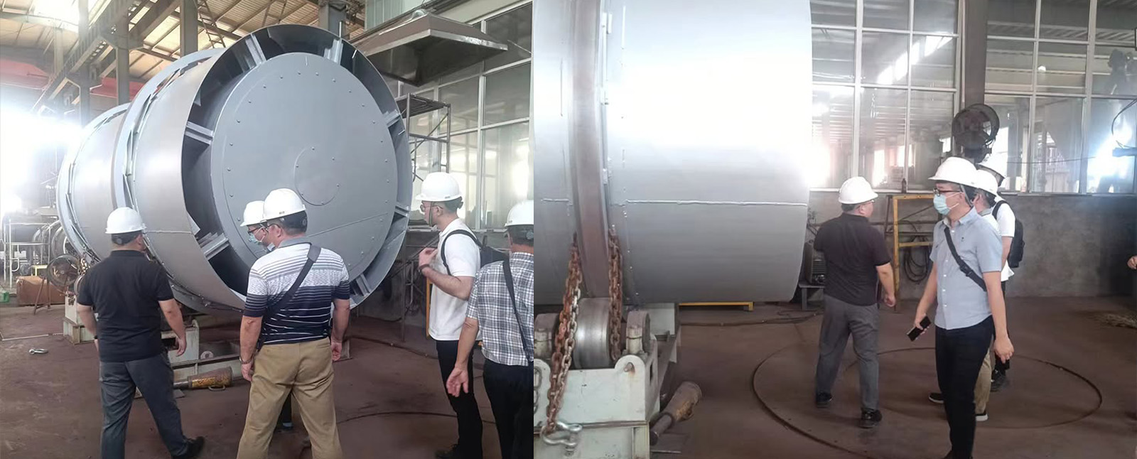 Factory visit – customer inspection in workshop