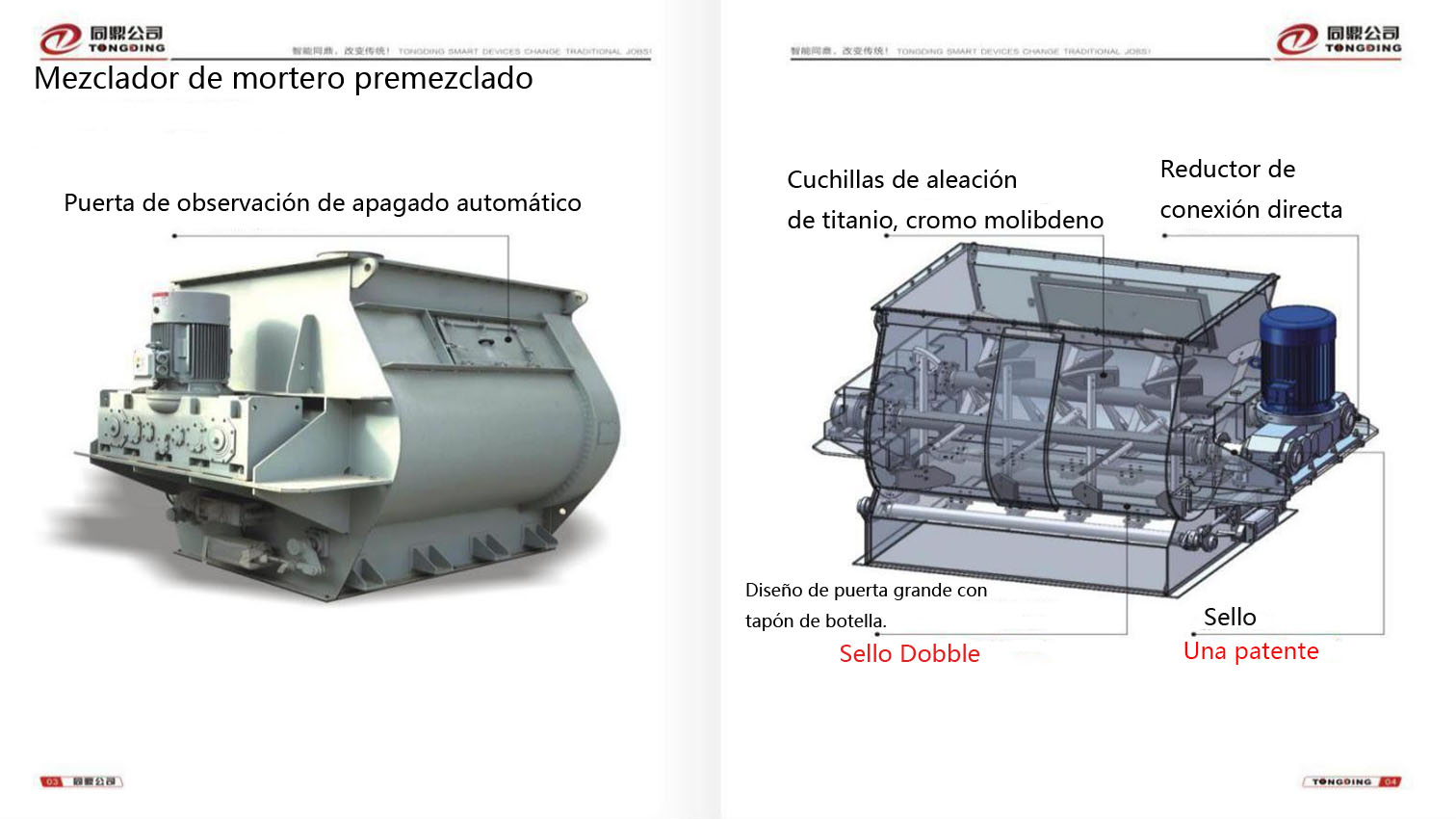Mezclador de doble eje de gravedad cero