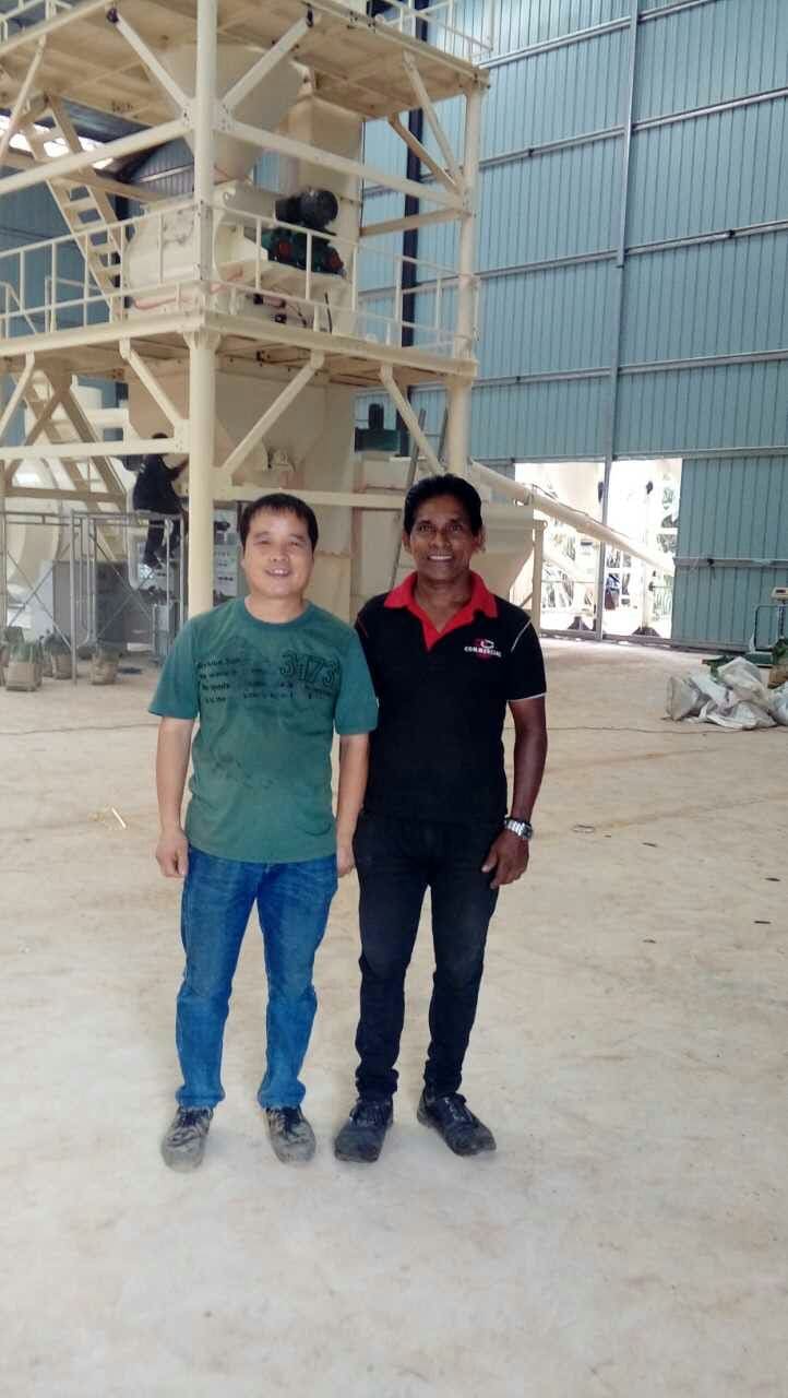 Installation of dry powder lines in Sri Lanka