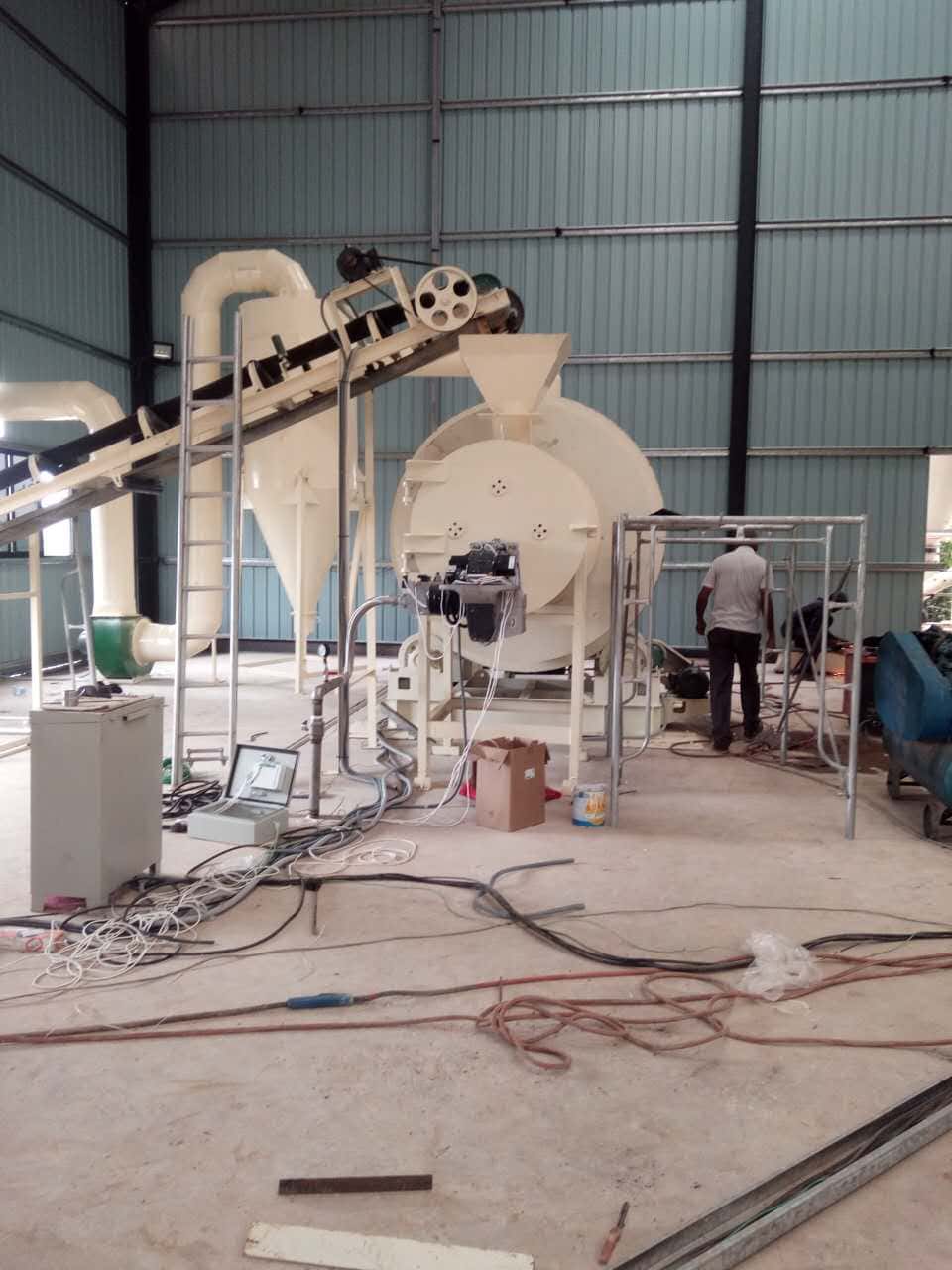 Installation of Sri Lanka sand dryer