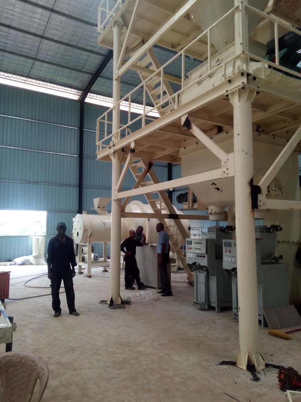 Installation of dry powder lines in Sri Lanka