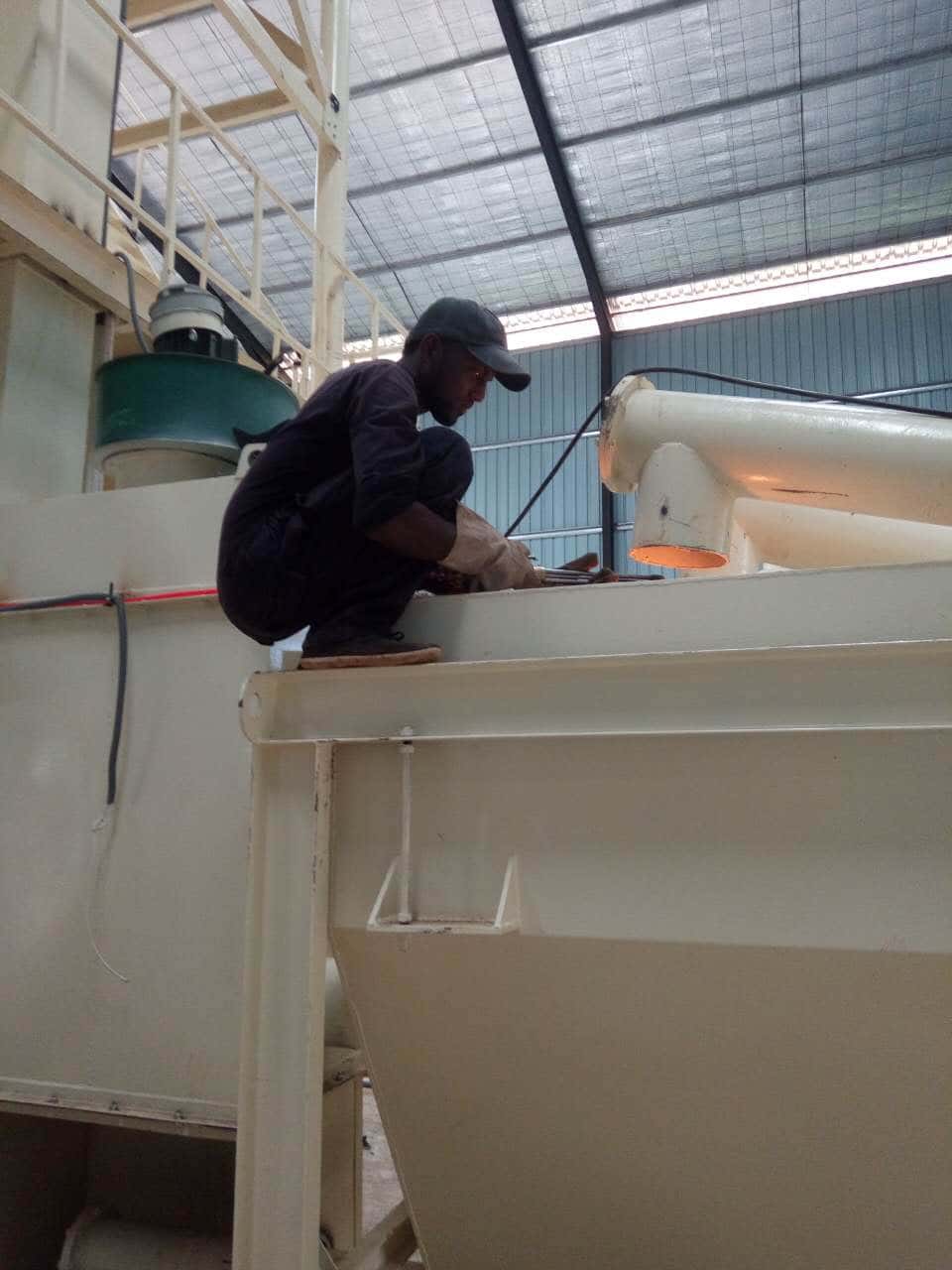 Installation of dry powder lines in Sri Lanka
