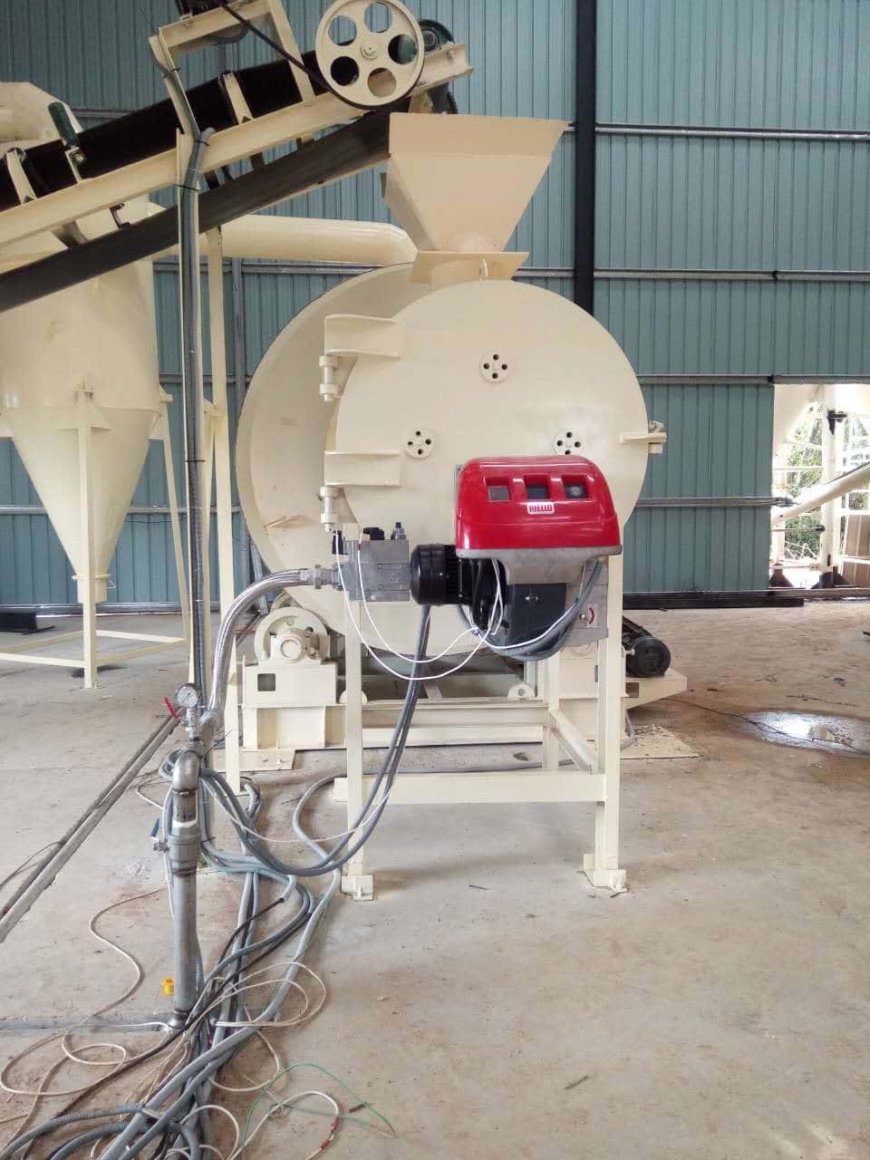 Installation of Sri Lanka sand dryer