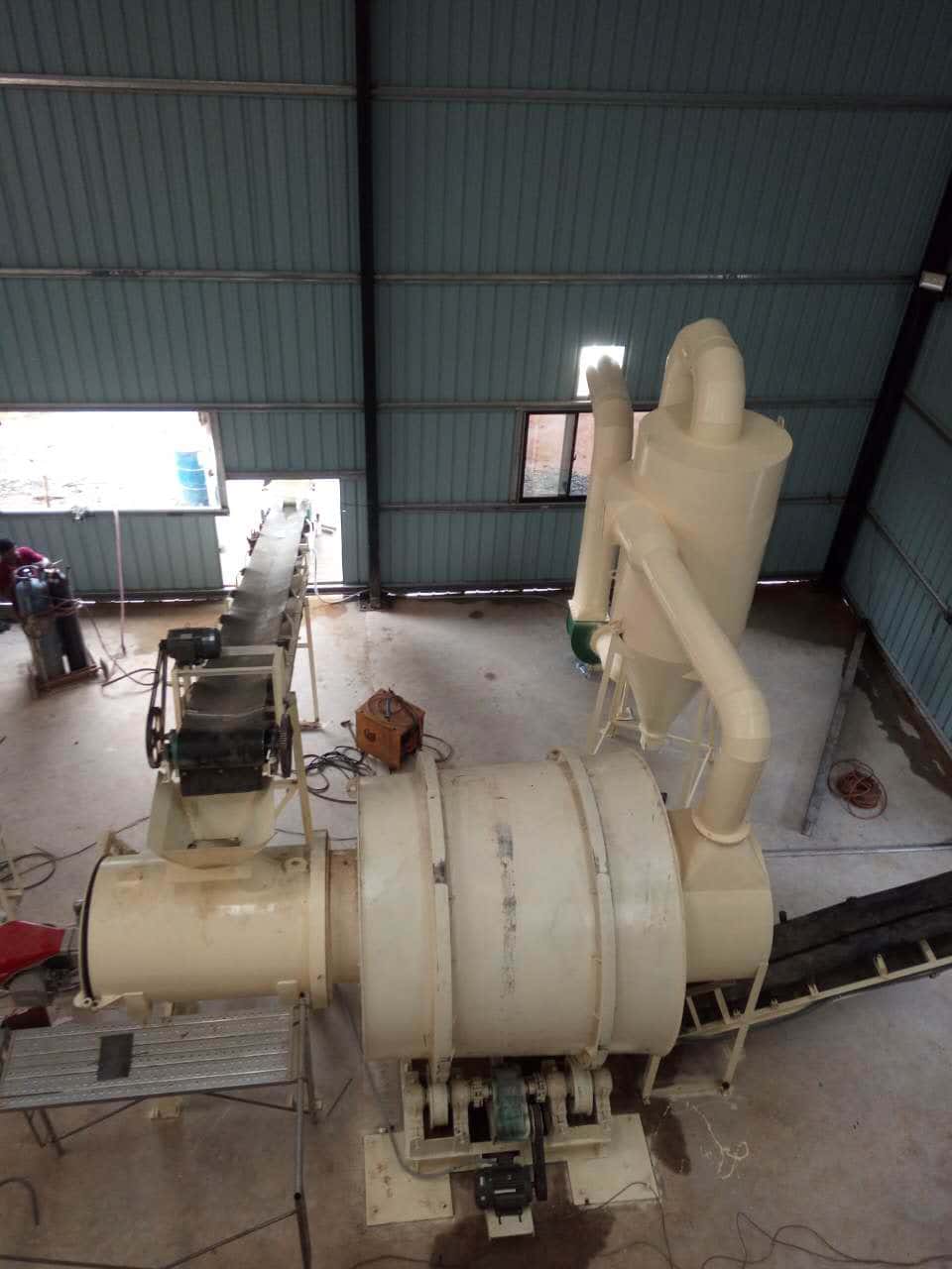 Installation of Sri Lanka sand dryer