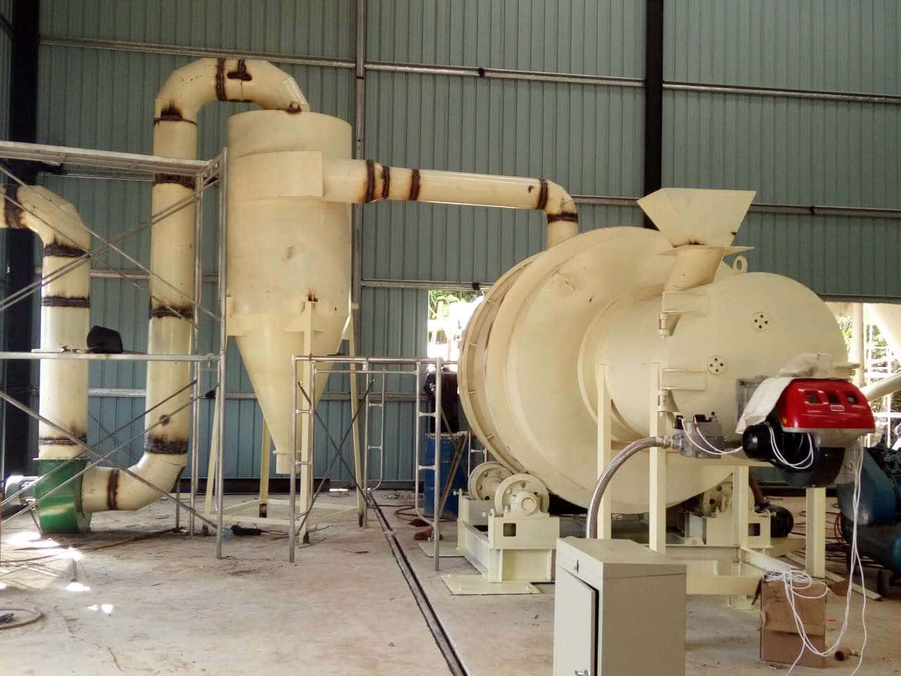 Installation of Sri Lanka sand dryer