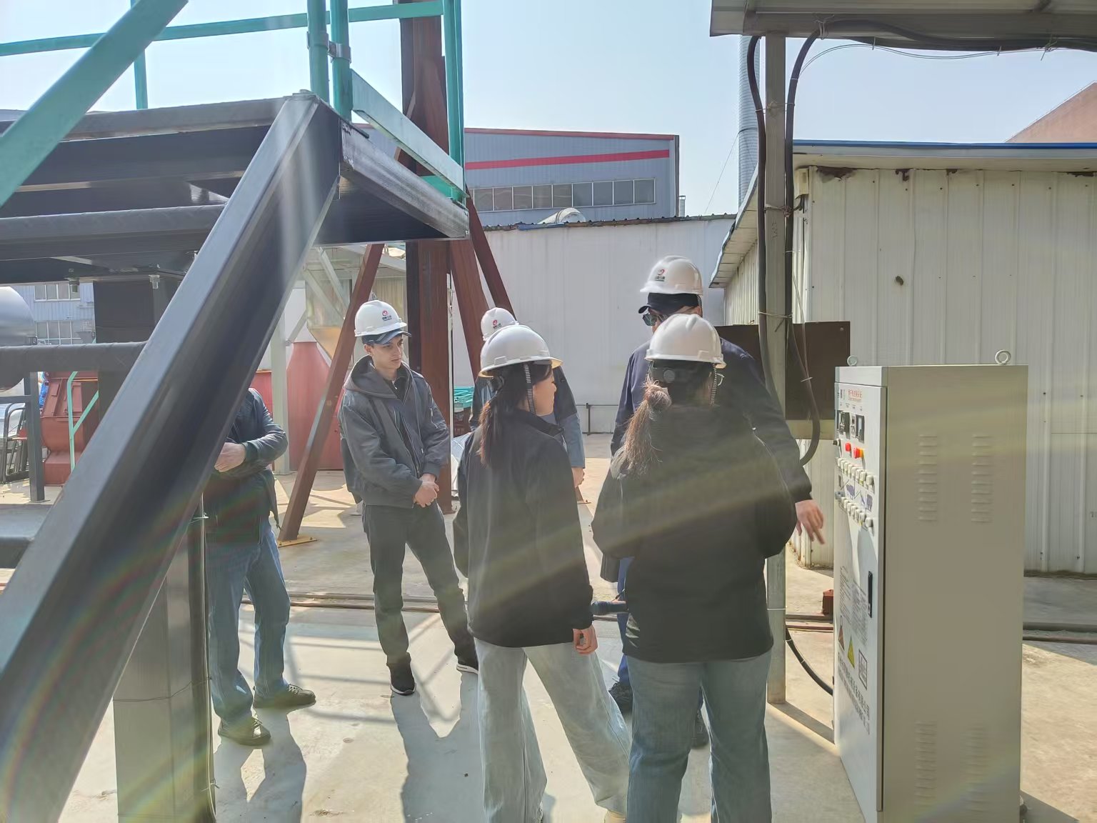 Uzbekistan customer factory visit