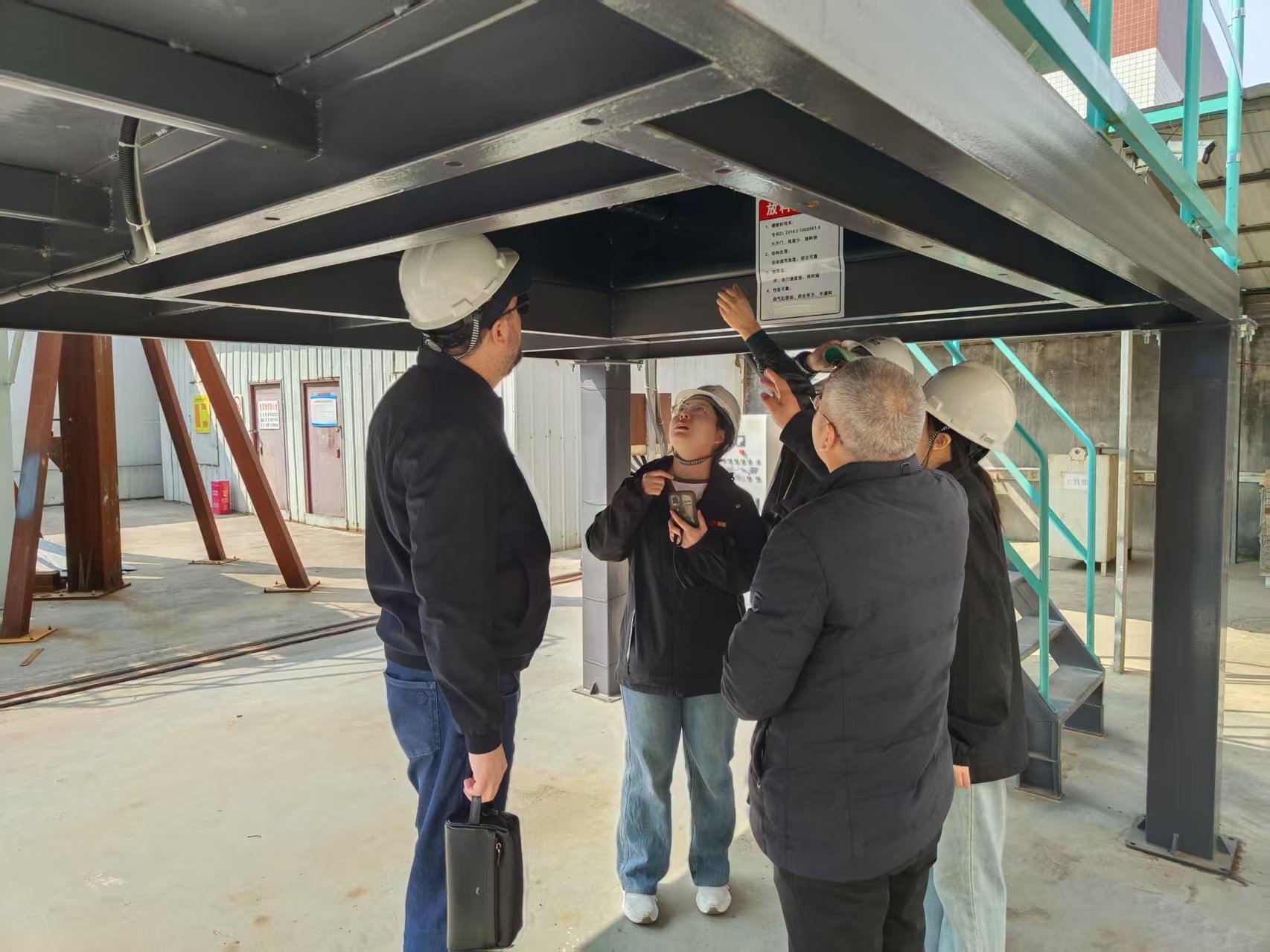Uzbekistan customer factory visit 