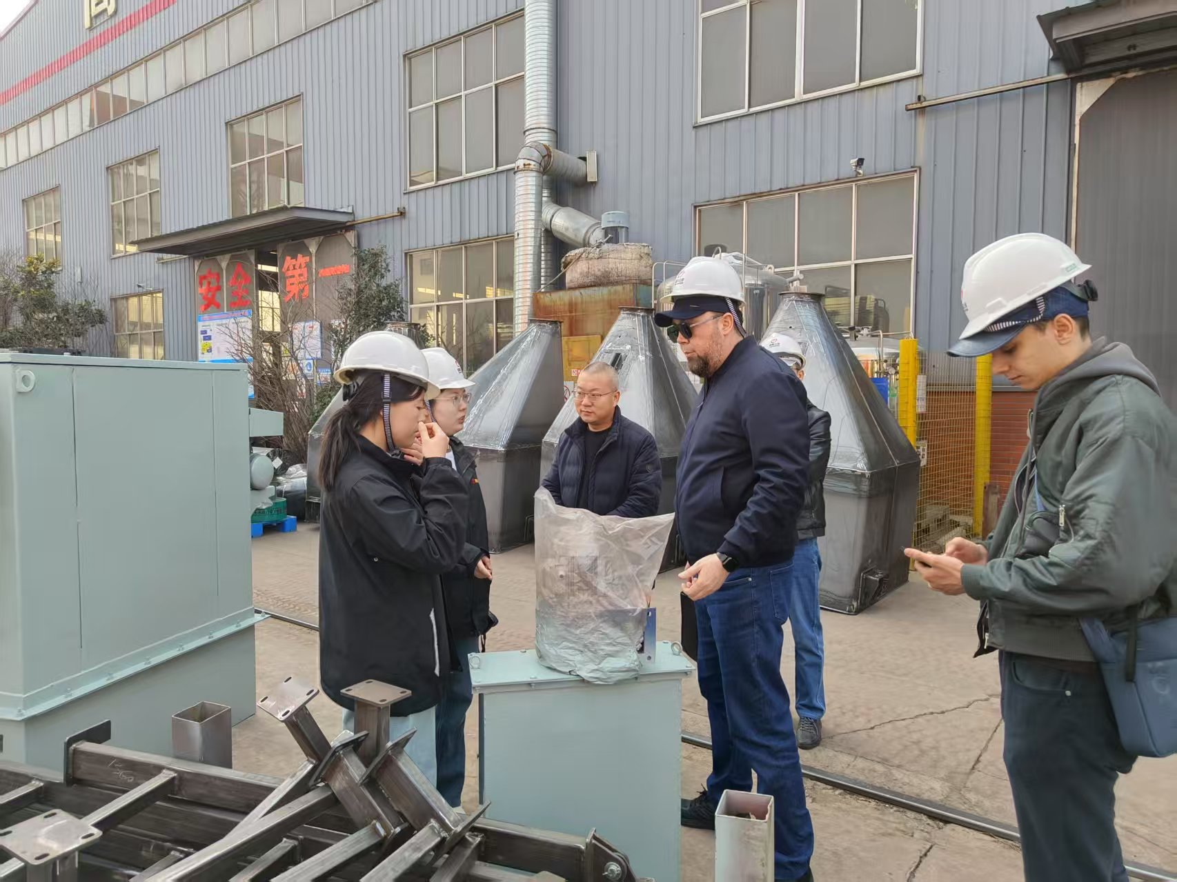 Uzbekistan customer factory visit