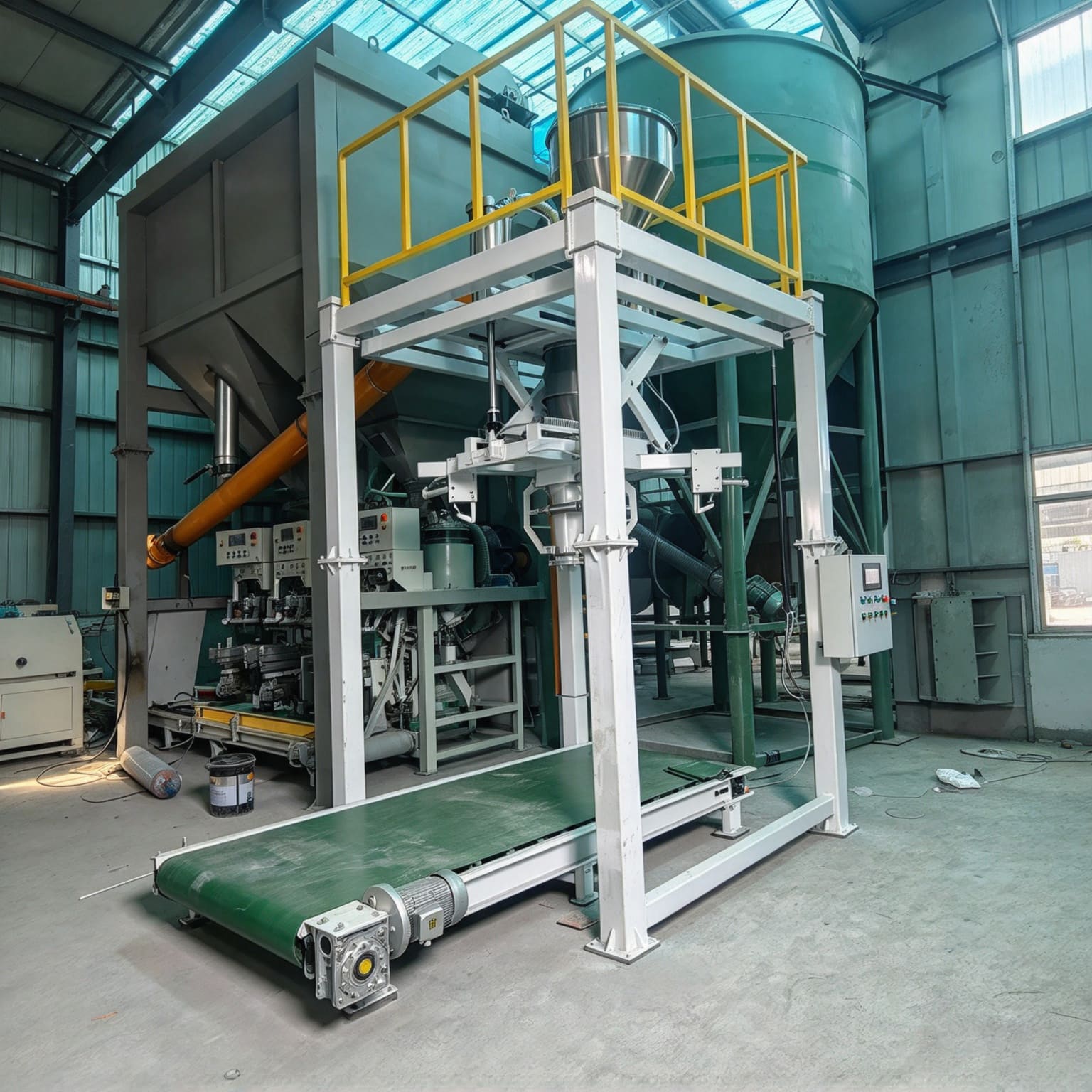 Dry powder packaging machines