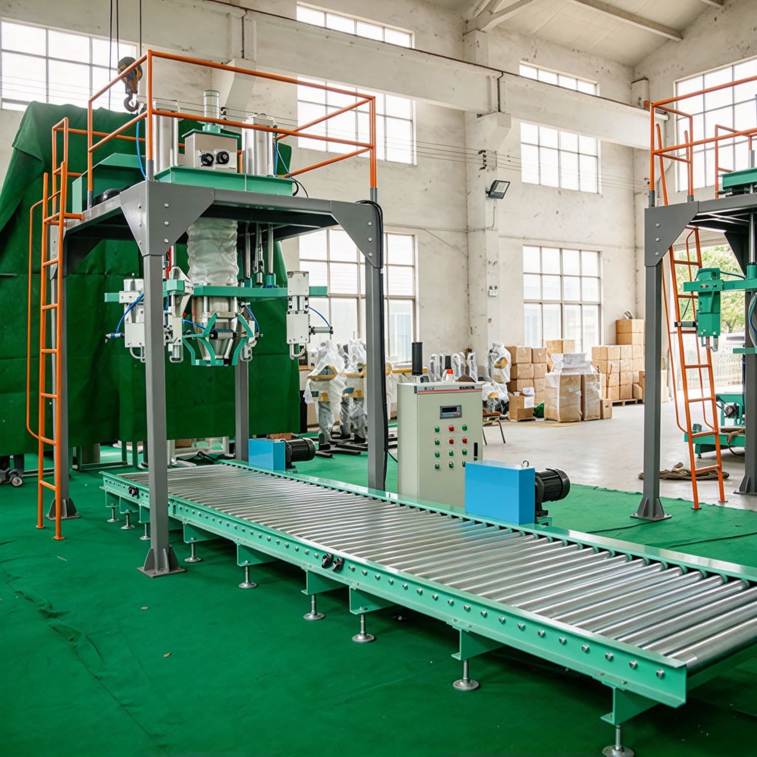 Bulk Bag Unloading System for Powder Materials