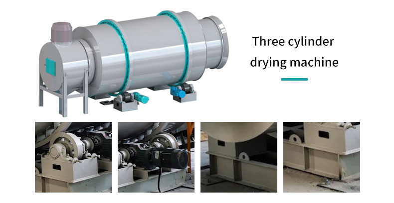 Mechanical Trunnion Roller and Girth Gear Assembly of Industrial Rotary Dryer